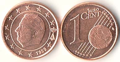 Belgium Km224(U) 1 Belg. Cent