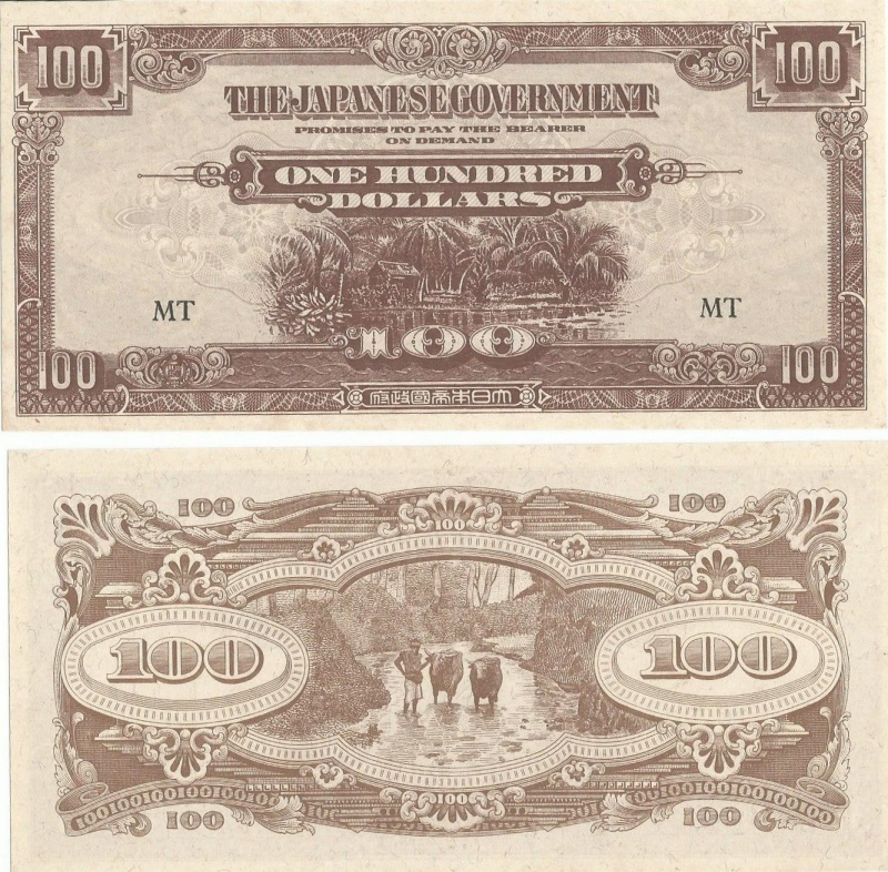 Malaya Pm8b(Au) 100 Dollars