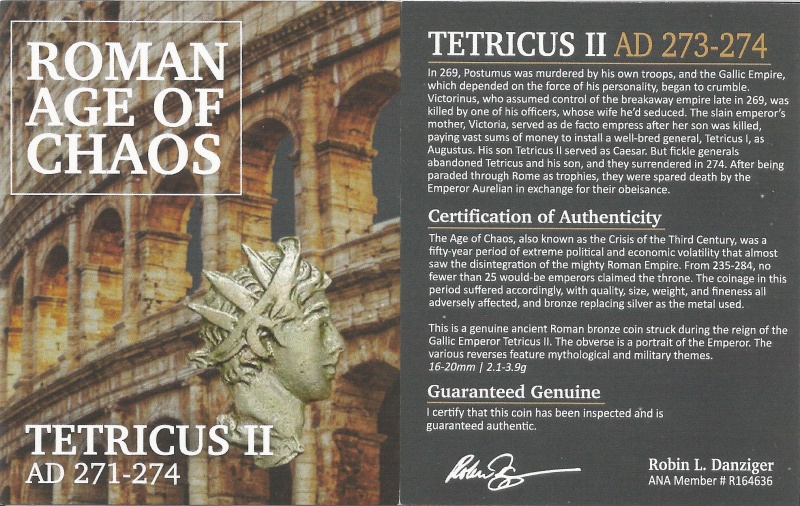 Roman Ae Of Tetricus Ii (Ad 273-274) Ngc(Au)