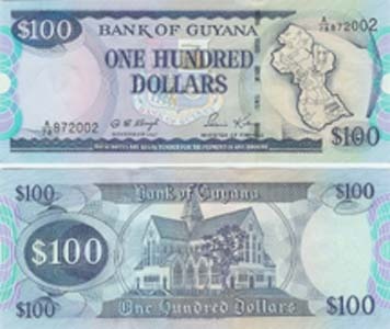 Guyana P31(U) 100 Dollars