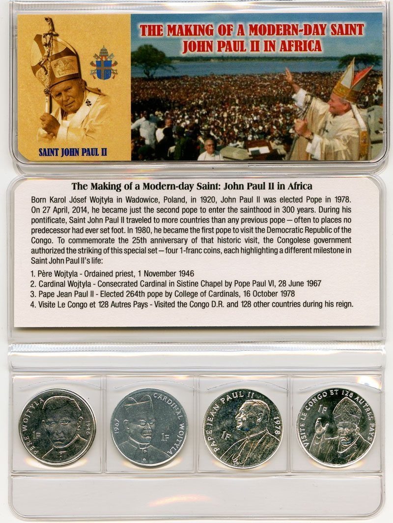 Saint John Paul Ii Four Coins Of The Congo (Mini Album)