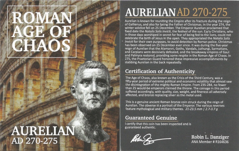 Roman Ae Of (Ad 270-275) Ngc(Au)