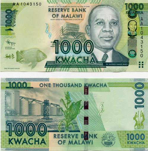 Malawi P62(U) 1000 Kwacha