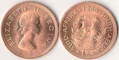 South Africa Km46(U) 1 Penny