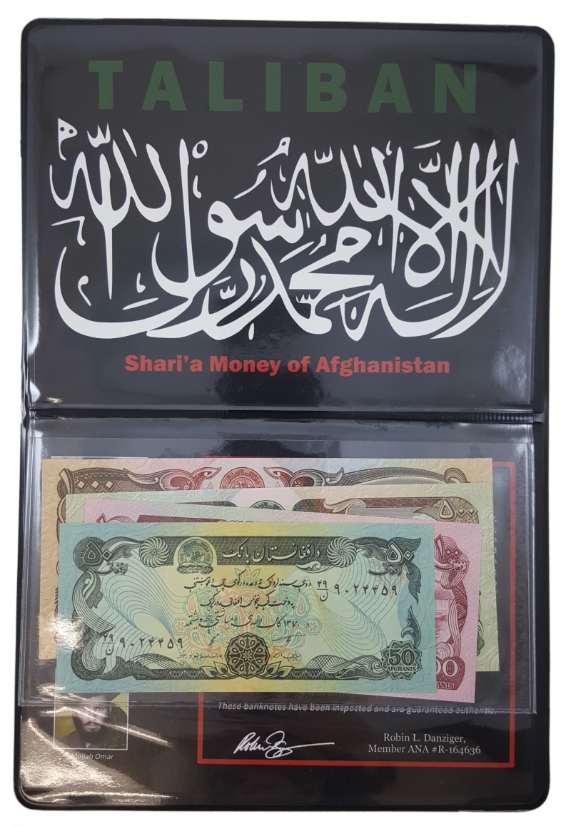 Taliban: Shari’A Money Of Afghanistan (4 Banknote Album)