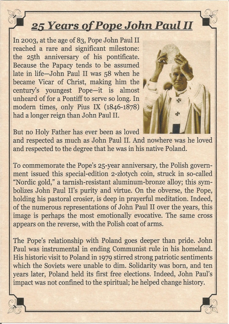 Pope John Paul Ii 25-Year Anniversary (Album)