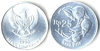 Indonesia Km55(U) 25 Rupiah