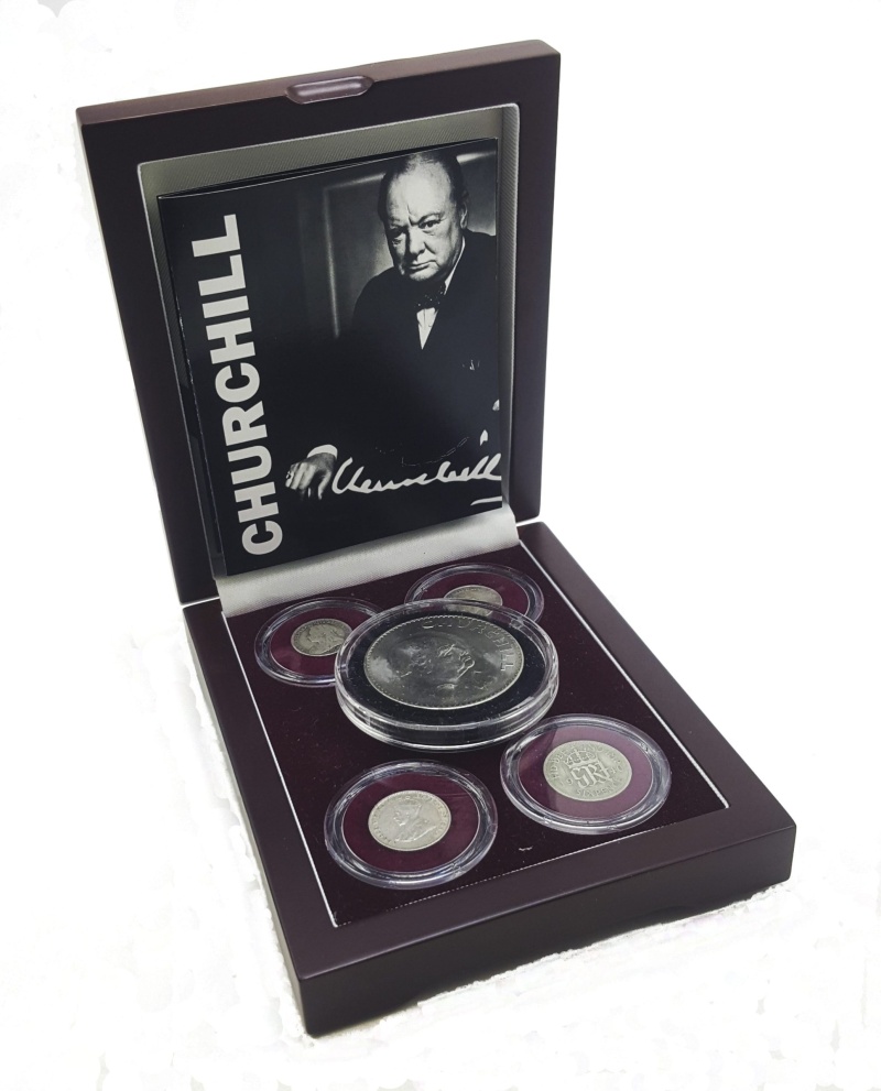 Winston Churchill: Five Coin Collection (Five-Coin Box)