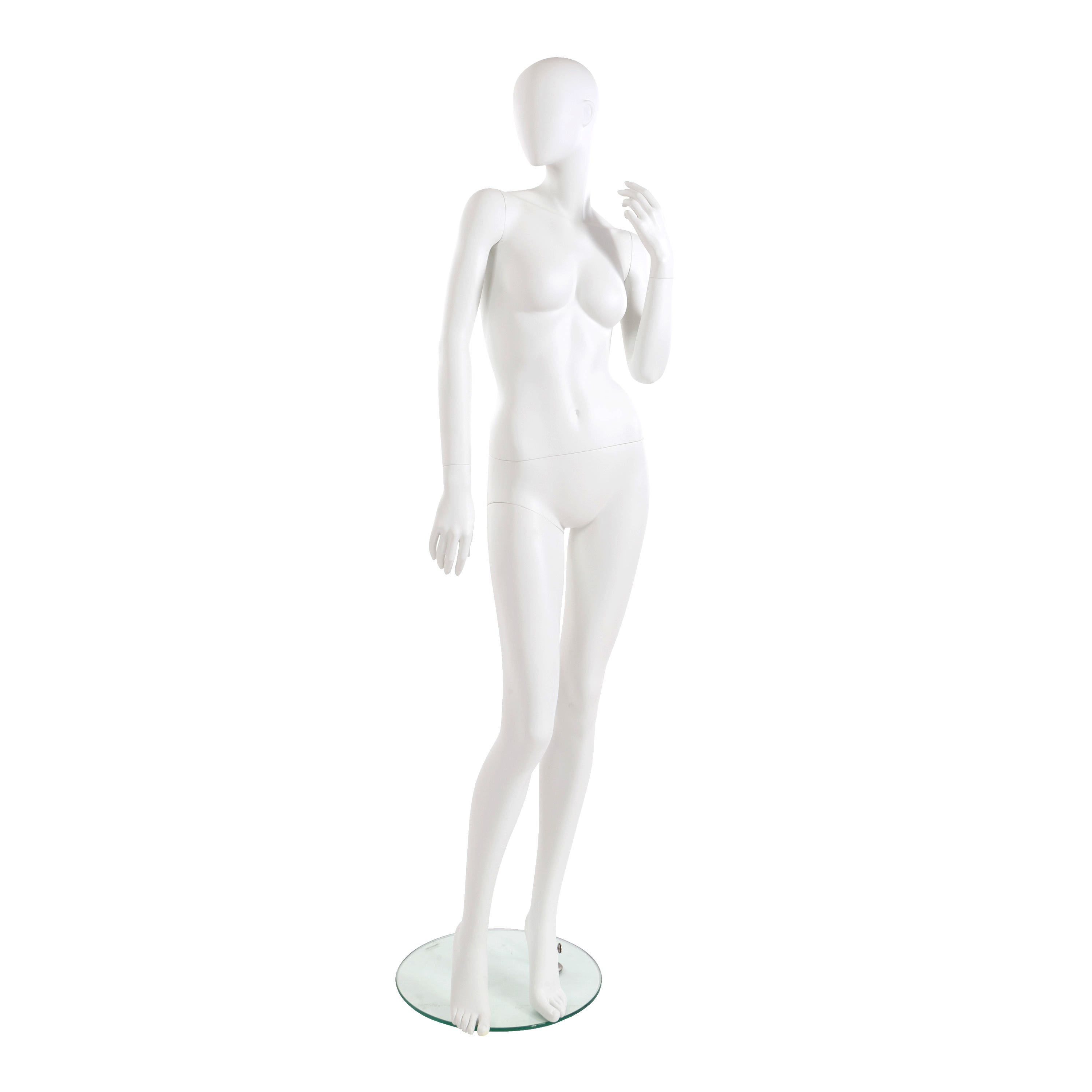 Plus Size Headless Female Mannequin - Left Knee Bent Pose