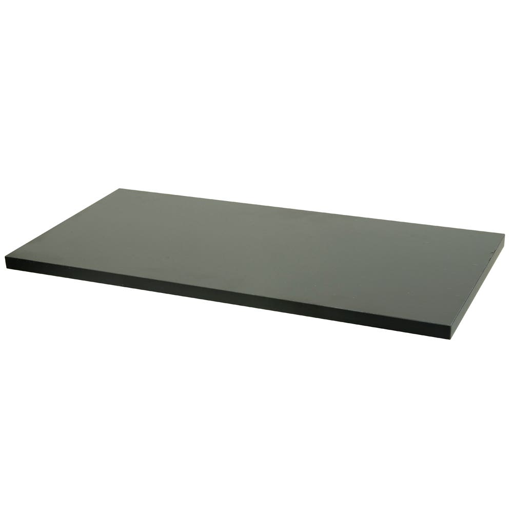 Wooden Shelf With Black Melamine Finish