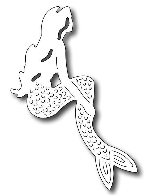 Frantic Stamper Precision Die - Mermaid