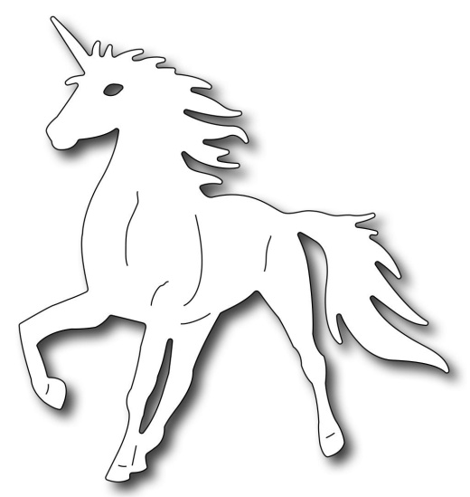 Frantic Stamper Precision Die - Large Unicorn