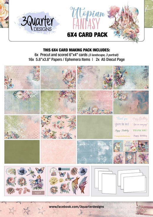 Utopian Fantasy Collection 6"X4" Card Pack