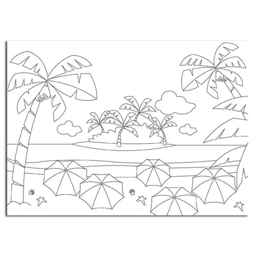 Picture Embossing Folder - Summer Holidays