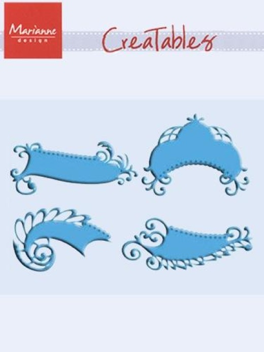 Marianne Design Creatables Dies - Anja's Labels Set Of 4