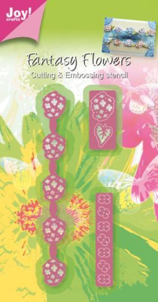 Joy! Crafts Cutting & Embossing Die - 3D Fantasy Flower Border