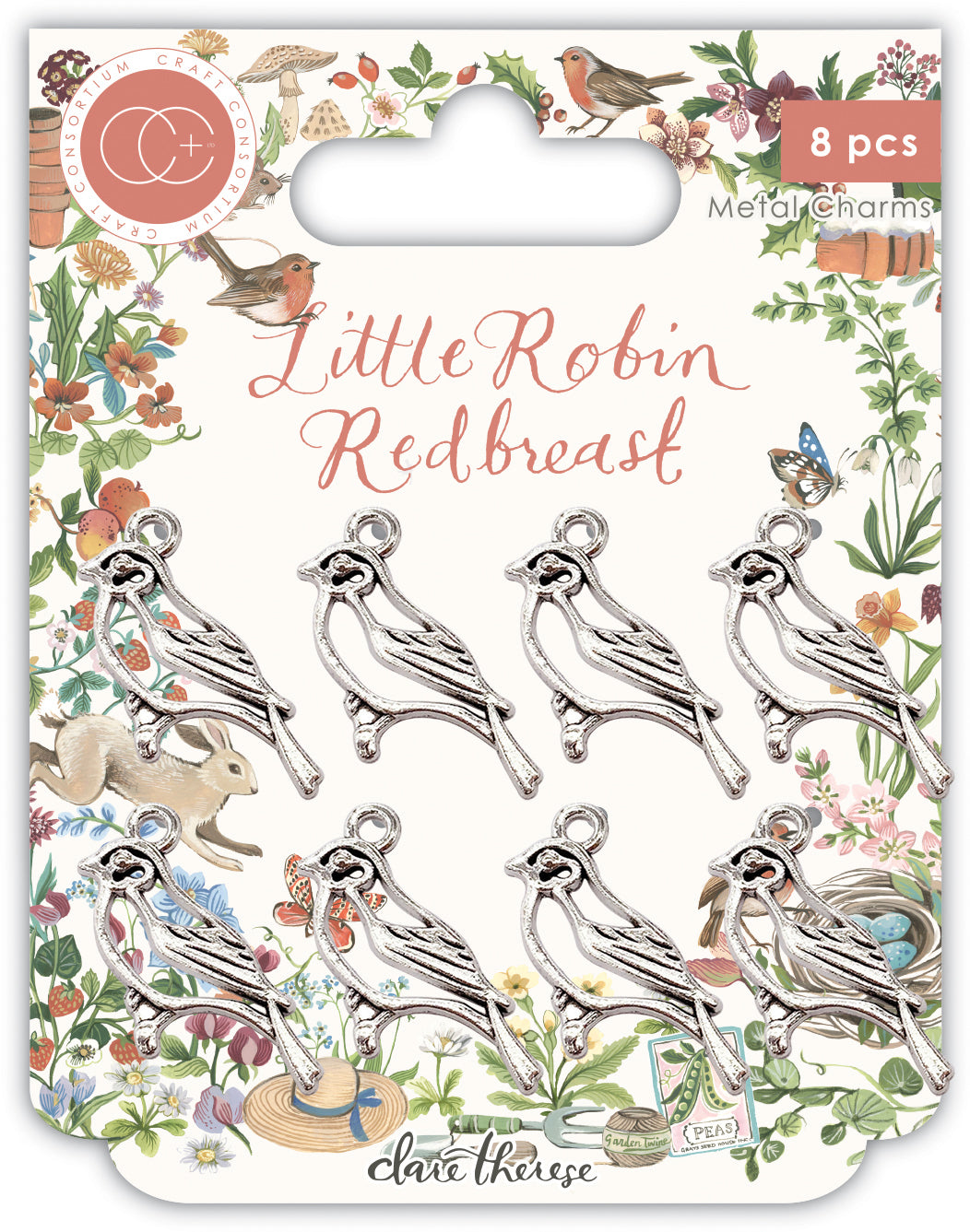 Craft Consortium Double-Sided Paper Pad A4 20/Pkg-Little Robin Redbreast