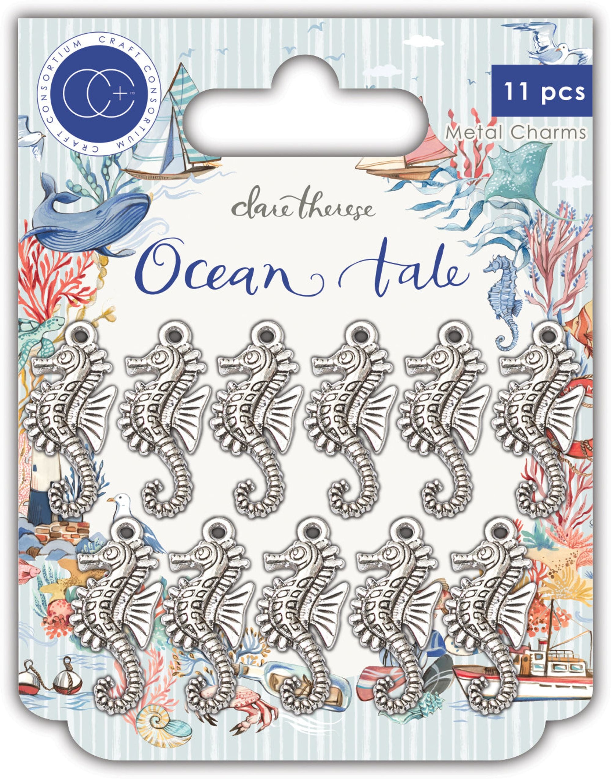 Craft Consortium The Herbarium Metal Charms - Trowels