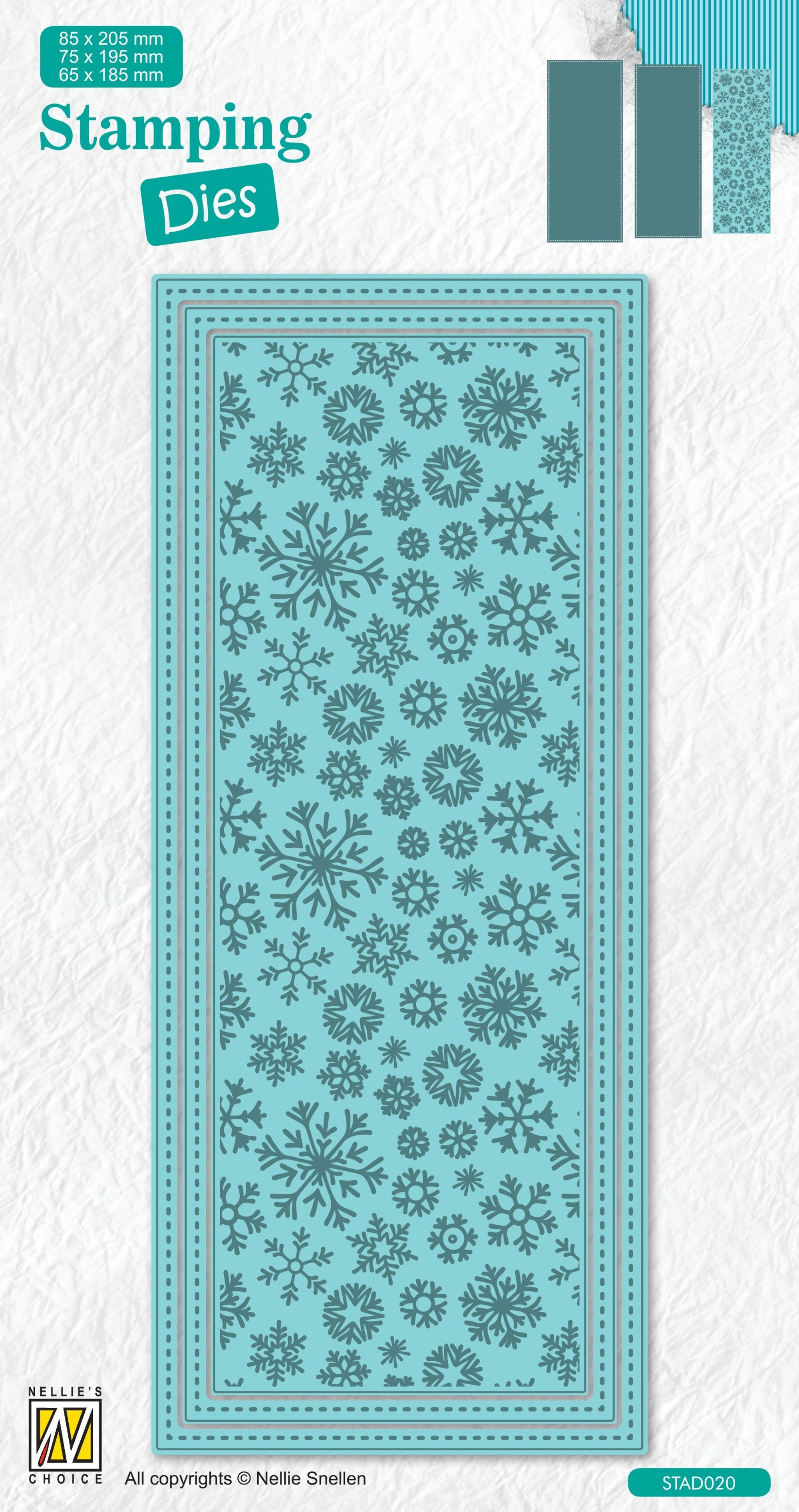 Nellie's Choice - Clear Stamp Snowflakes