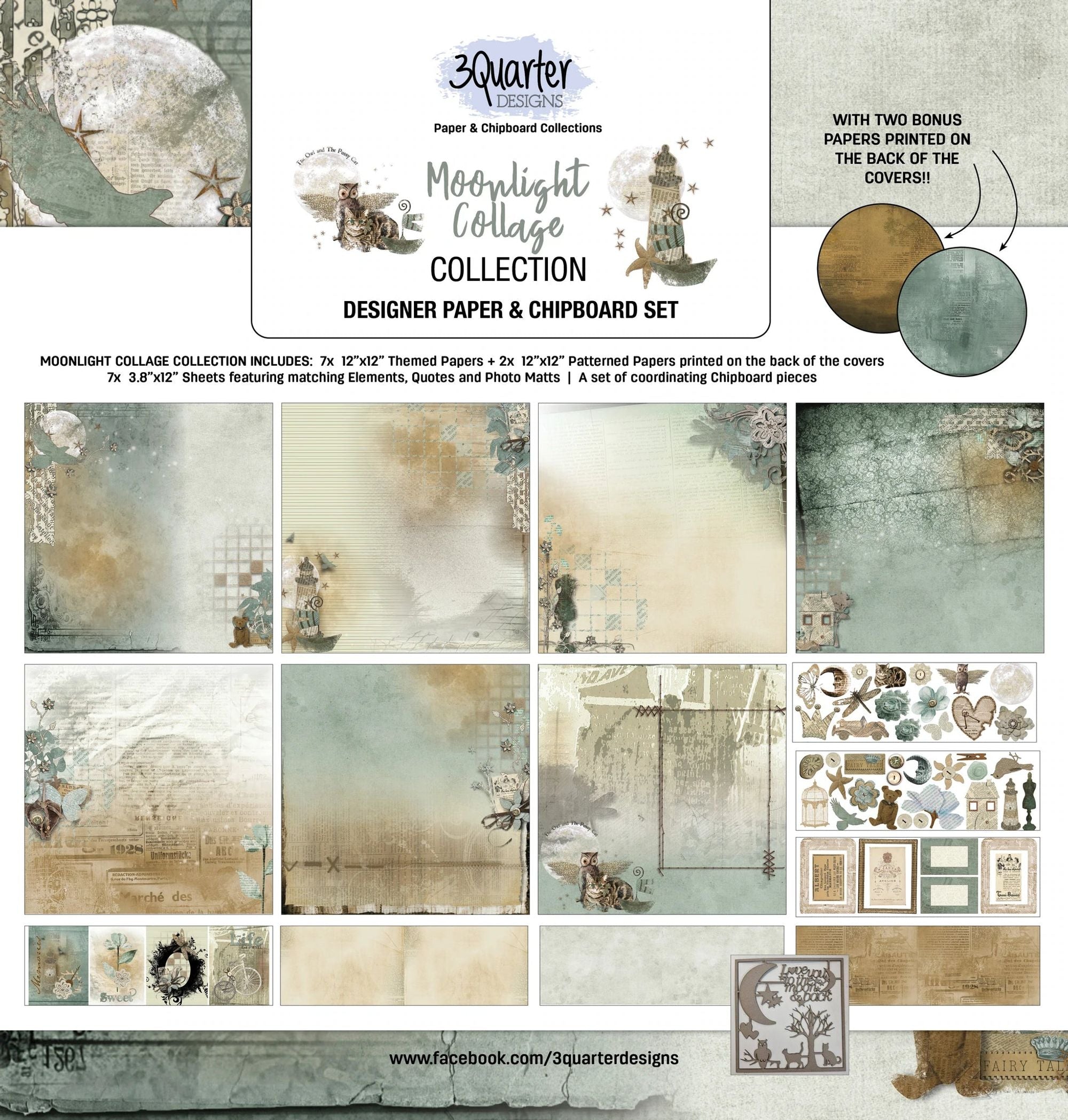 3Quarter Designs - Mini Scrapbook Collection - Furever Steampunk