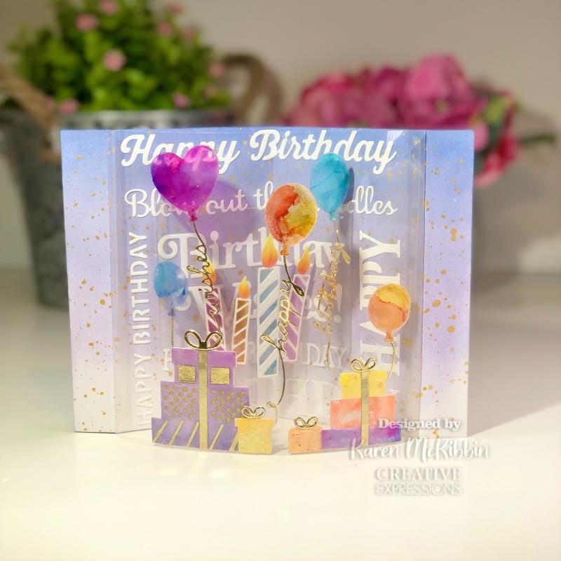 Creative Expressions Sue Wilson Boxed Sentiments Birthday Wishes Craft Die