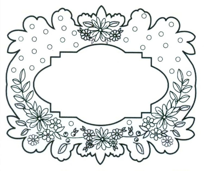 Ce Foam Stamps - Floral Garland