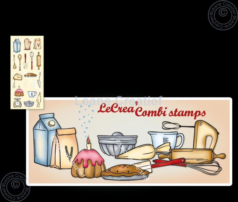 Lecreadesign Combi Clear Stamp Baking Supplies
