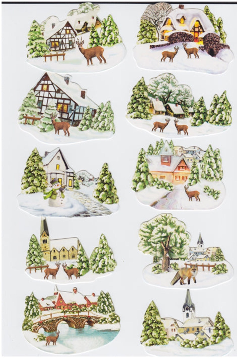 Easy 3-D Winter Village (10 Designs)