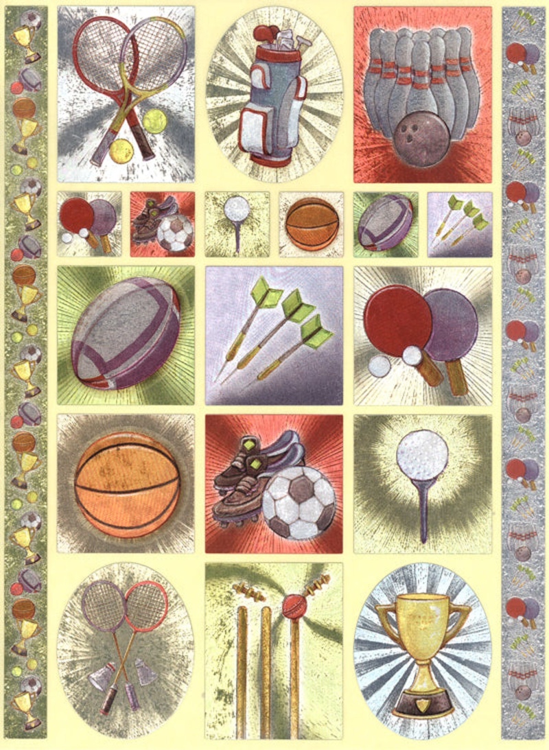 Dufex Metallic Everyday Sticker Assortment - 20 Sheets