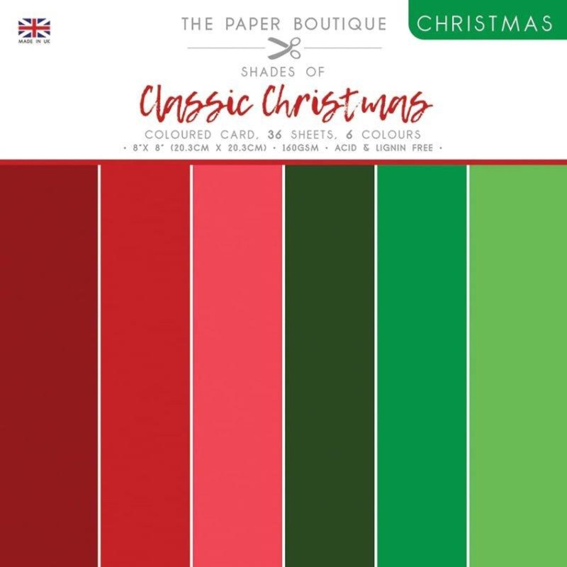 The Paper Boutique Christmas - Shades Of Classic Christmas 8 In X 8 In Colours