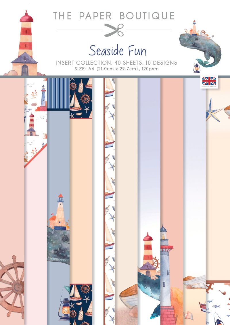 The Paper Boutique Seaside Fun Insert Collection
