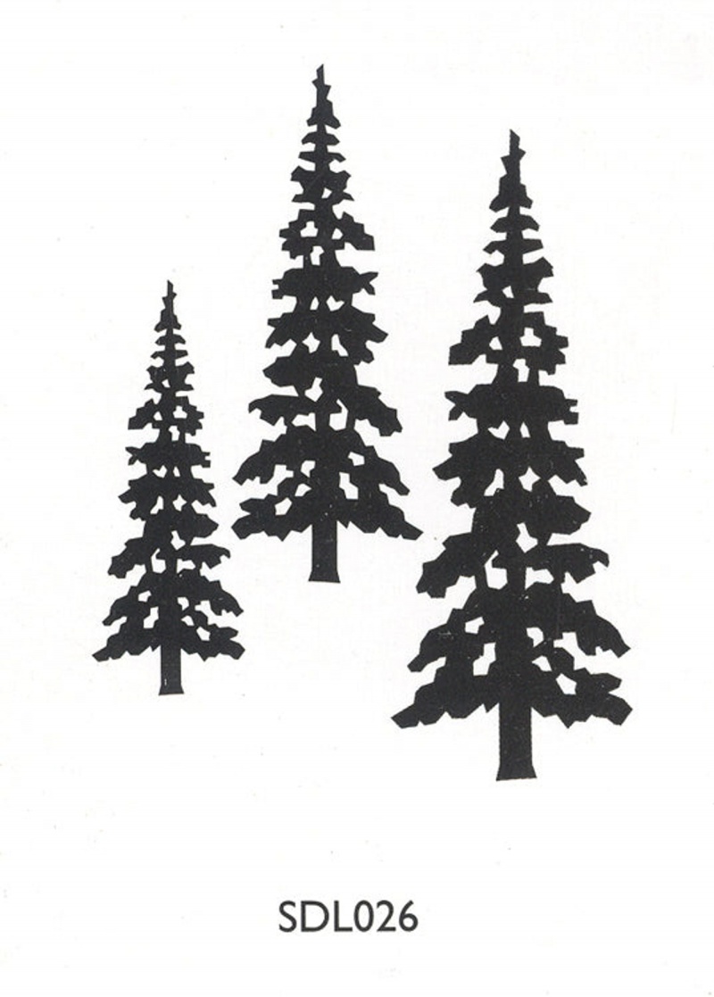 Shape Die - Christmas Trees