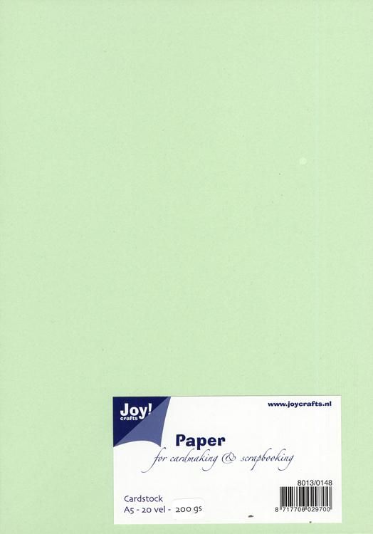 Joy! Crafts Card Stock A5 - Light Green