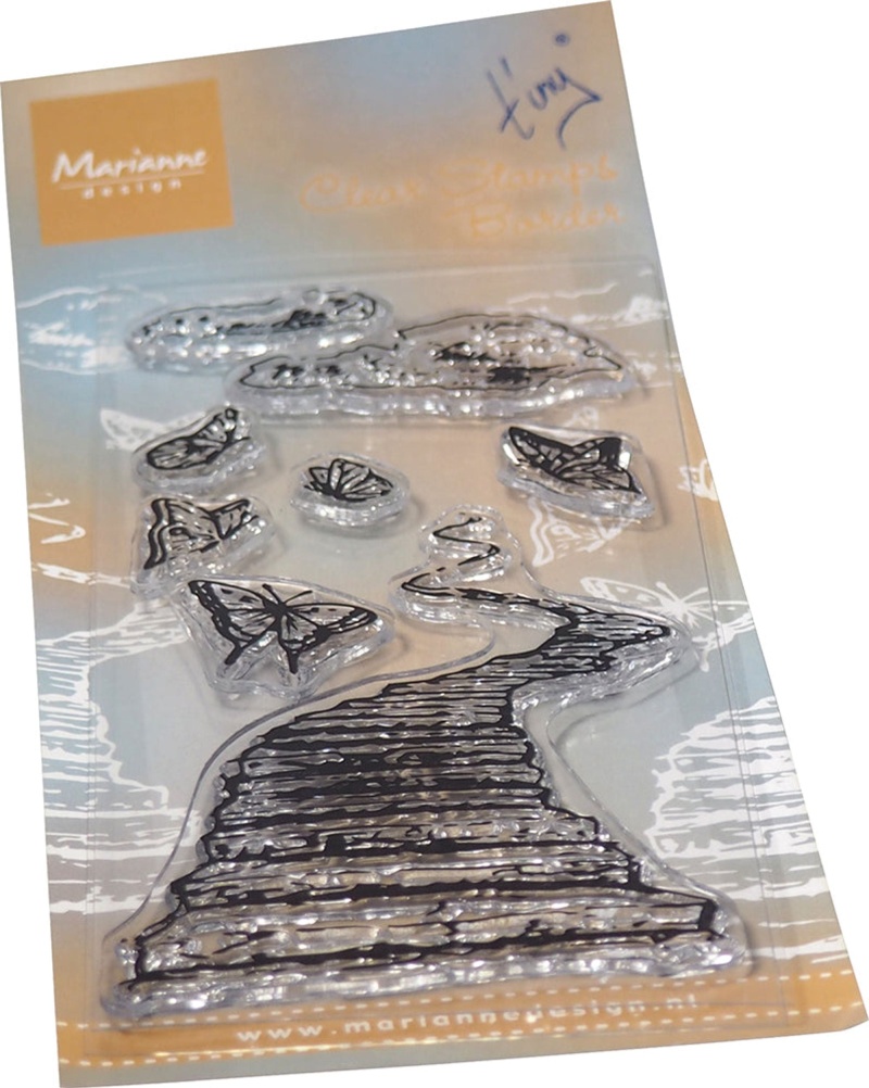 Marianne Design Clear Stamp - Tiny's Border - Stairway To Heaven