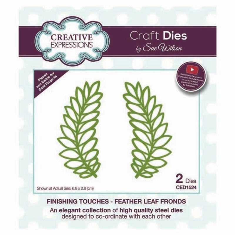 Dies By Sue Wilson Finishing Touches Collection Feather Leaf Fronds