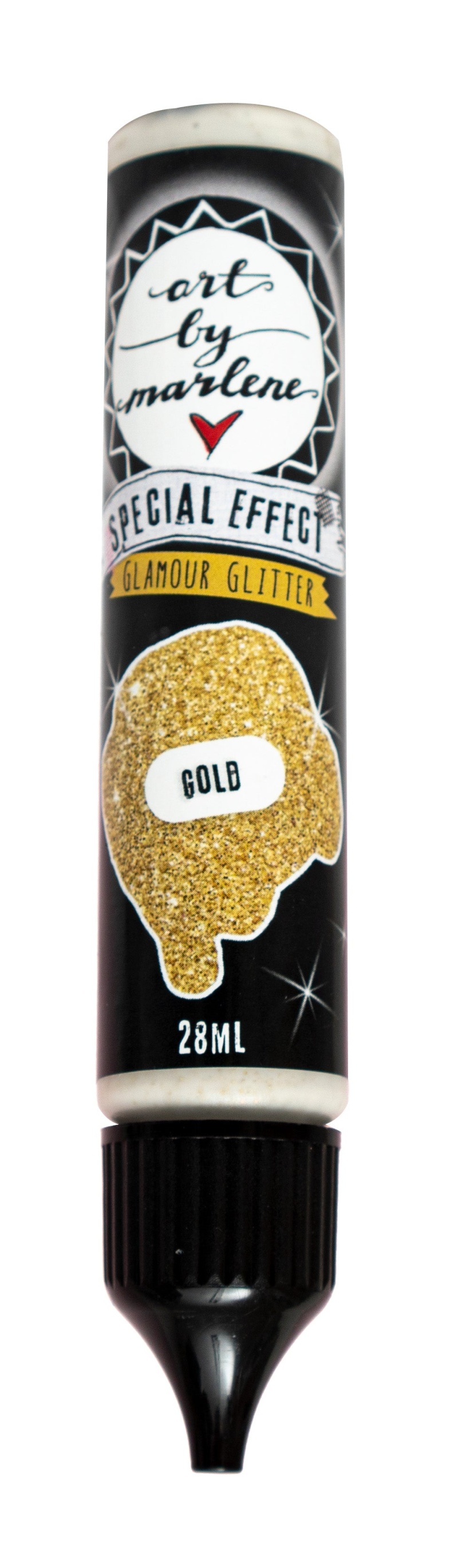 Abm Glamour Glitter Gold Essentials 122X22x22mm 28 Ml Nr.39
