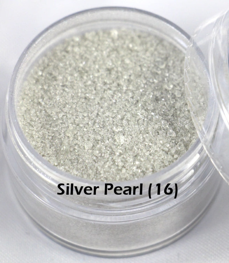 Cosmic Shimmer Ultra Thick Embossing Powder Silver Pearl
