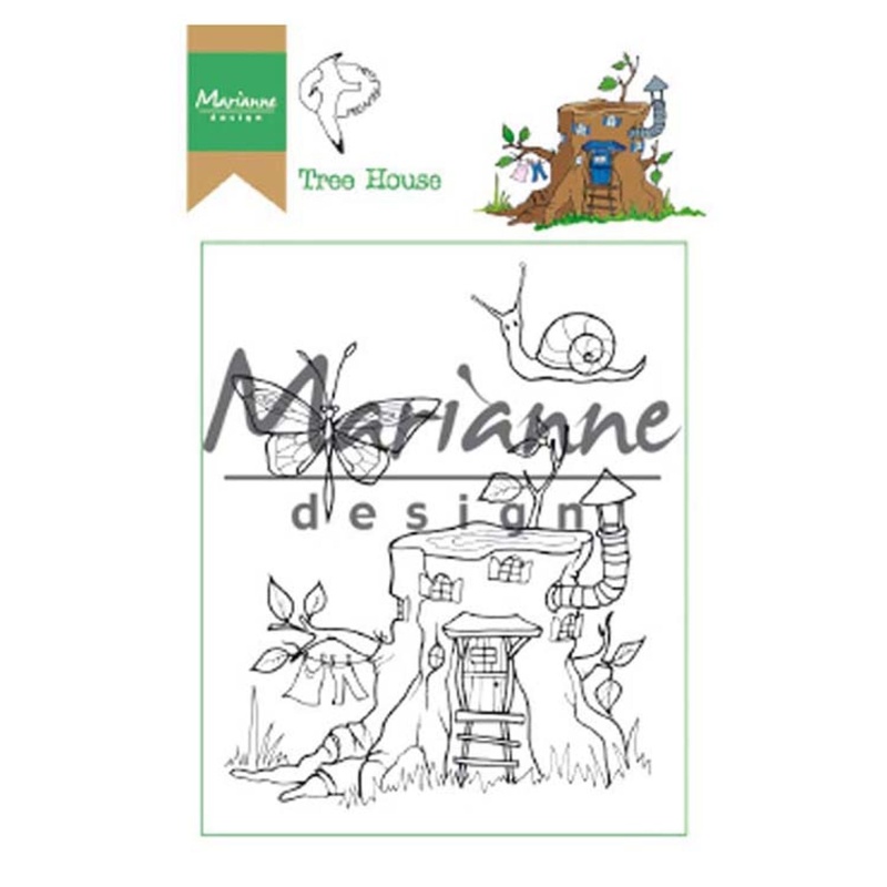 Marianne Design Stamps Hetty's Tree House