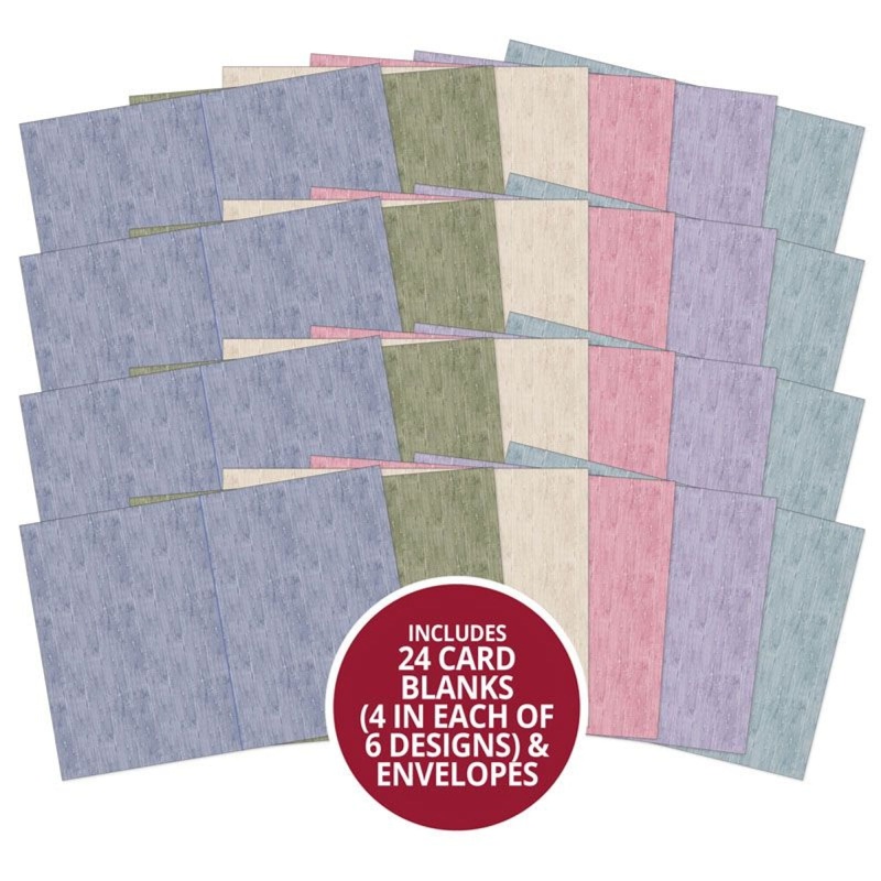 Hunkydory A5 Card Blanks & Envelopes - Woodgrain