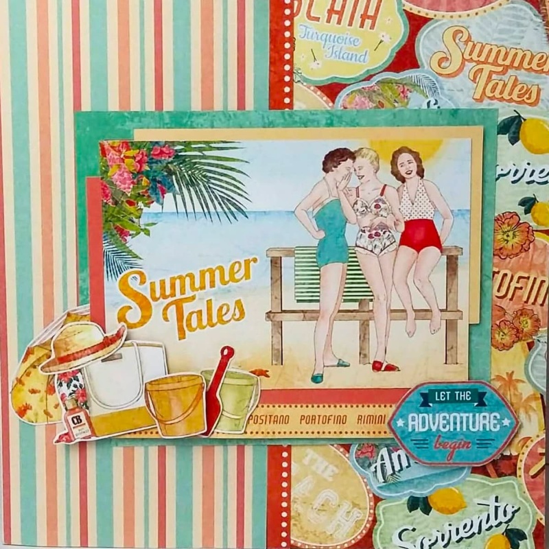 Ciao Bella Summer Tales Paper Pad 6"X6" 24/Pkg