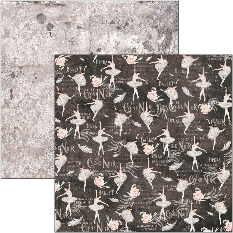 Ciao Bella Cygne Noir Paper Pad 12X12 12/Pkg