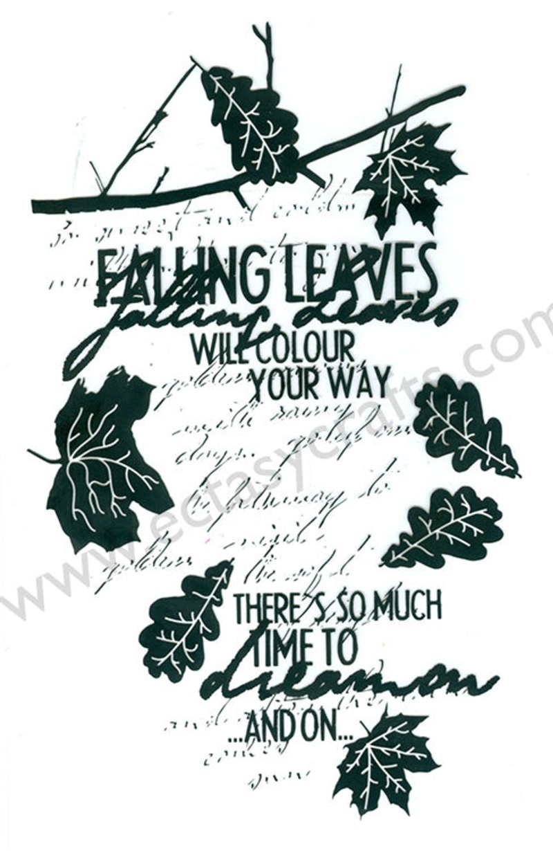 Clear Stamp - Autumn Leaves