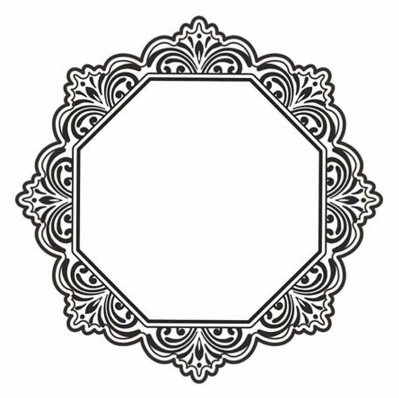 Creative Expressions Fountain Frame Stamp