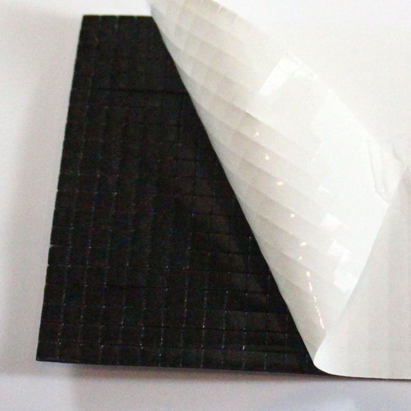 400 Black 3D Foam Pads - 5Mm Square (1Mm Thick)