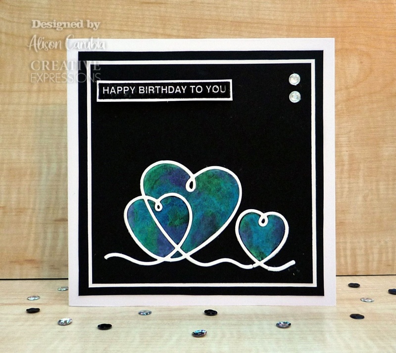 Creative Expressions One-Liner Collection Hearts Craft Die
