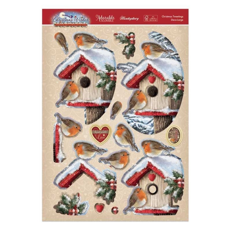 Christmas Wishes Deco-Large Set - Christmas Tweetings