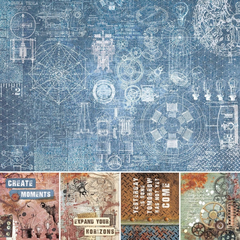 Ciao Bella Engine Of The Future Pad 12X12 12/Pkg