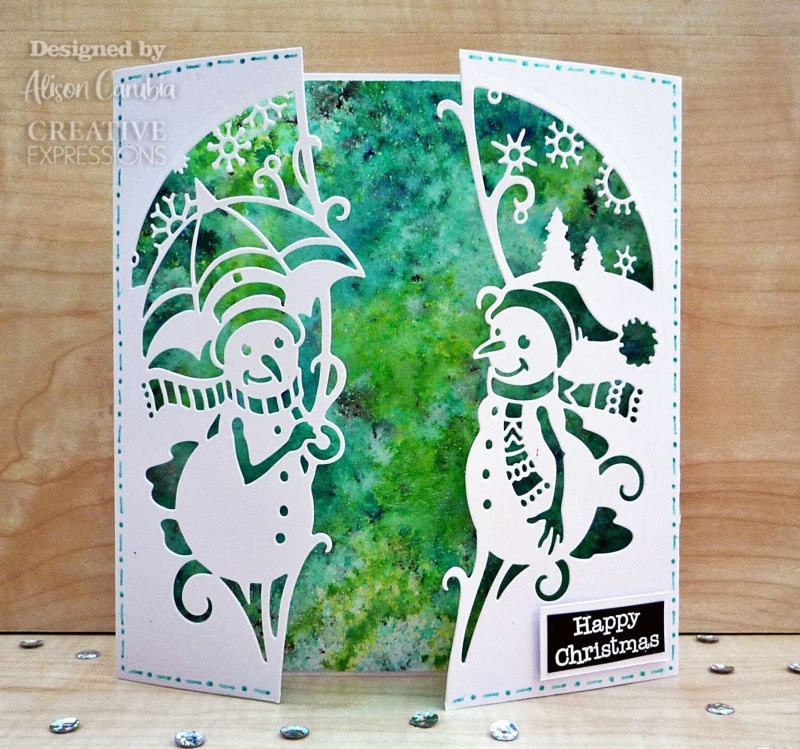Creative Expressions Paper Cuts Two's Company Double Edger Craft Die
