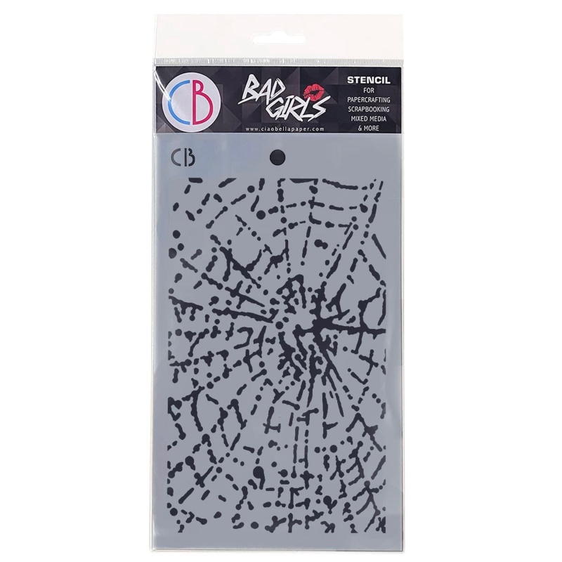 Texture Stencil 5"X8" Spider Net