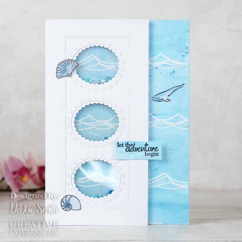 Creative Expressions Bonnita Moaby Embrace Adventure A5 Clear Stamp Set